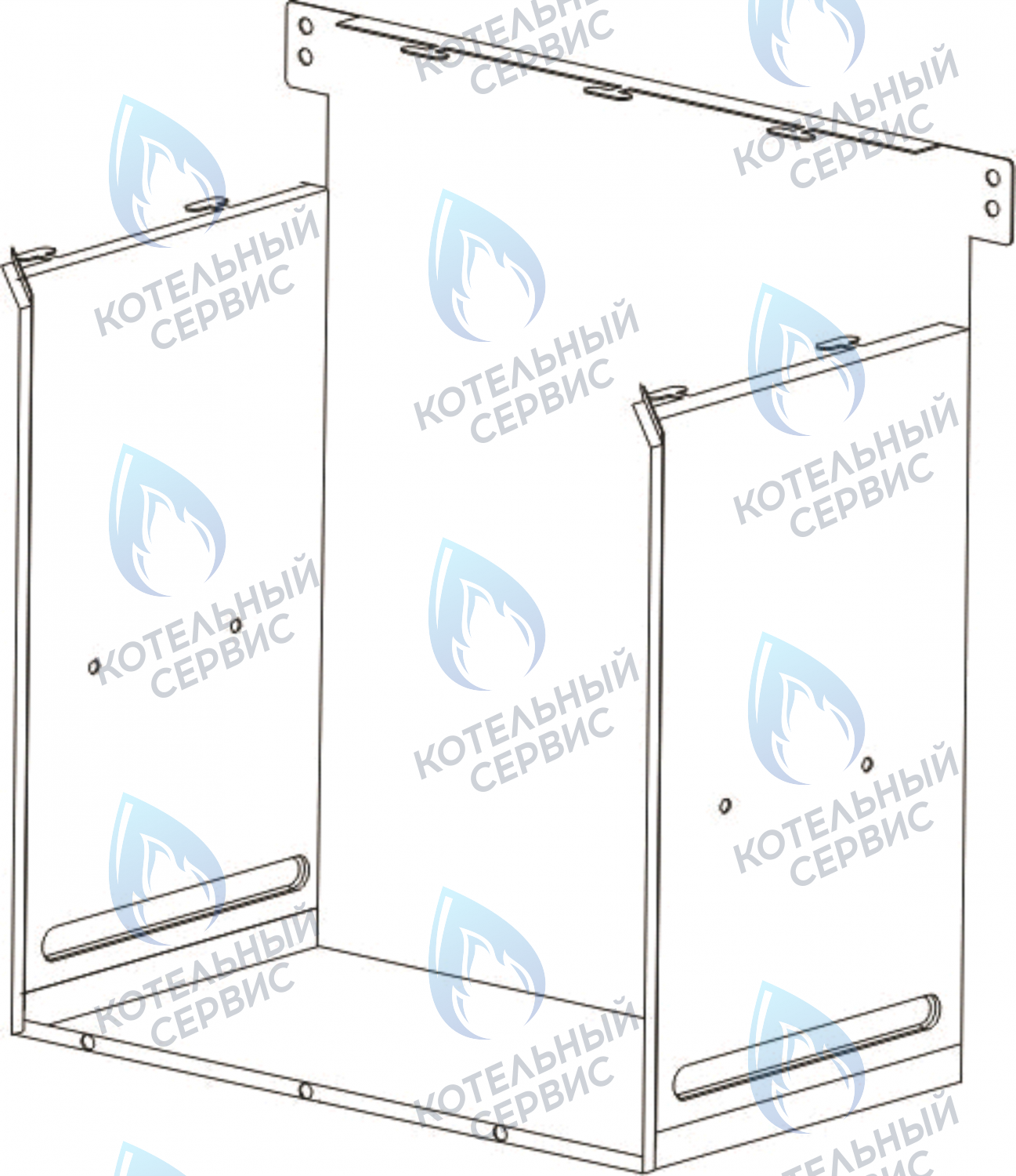 2010299 Стенка камеры сгорания (задняя) 29,1кВт-40,7кВт CELTIC-DS PLATINUM 3.25, 3.30, 3.35 (2010299) в Уфе