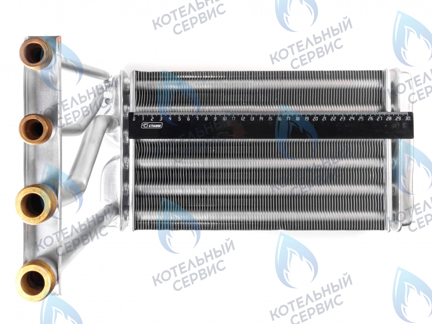 EB031-280-08 Теплообменник битермический Buderus Gaz 4000 W ZWA24-2K(A), Buderus Logamax U052/54 K U042/44  U022/24 K 24кВт (87154065460) в Уфе