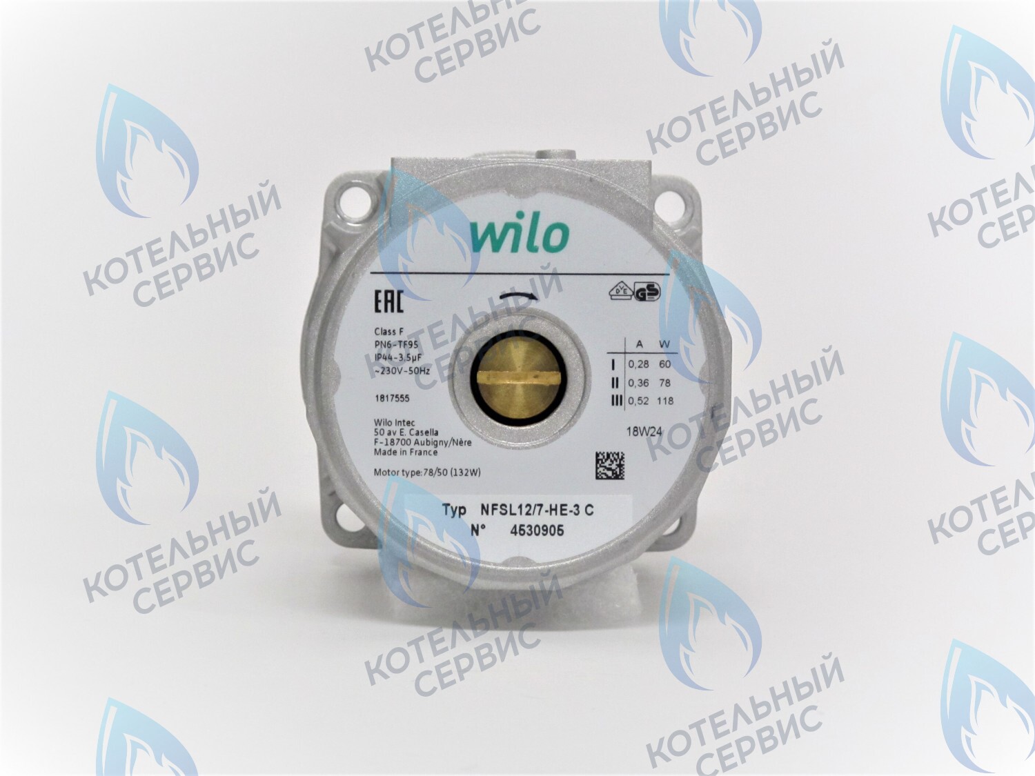PH-W21CW70-WL118-RS Двигатель насоса (без улитки, без терминала) WILO NFSL 12/7 15/7 118w в Уфе