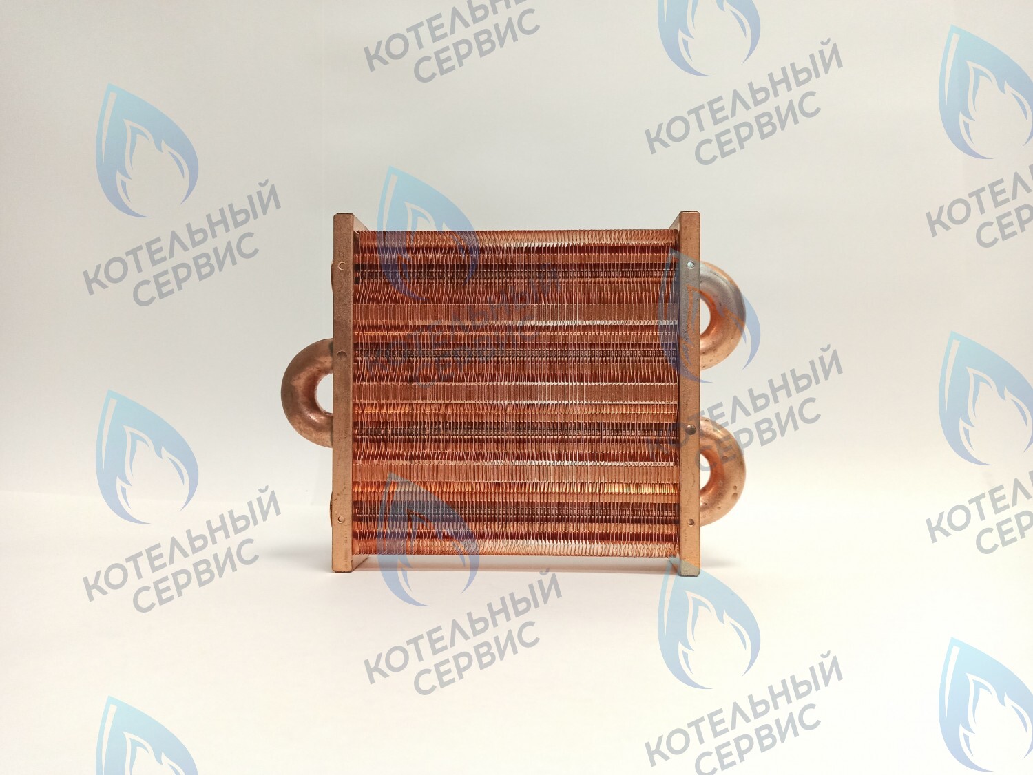 EM021-180-02 Теплообменник первичный основной (без фитингов) 180мм 85 FIN (130-200 HSG/ICH/MSC) (3318108610, 3318108640) DAEWOO в Уфе