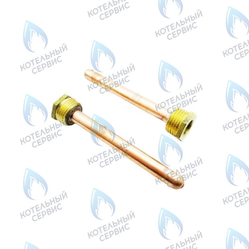 SC005 Стакан-гильза медный котловой малый, наружная резьба 1/2"G в Уфе