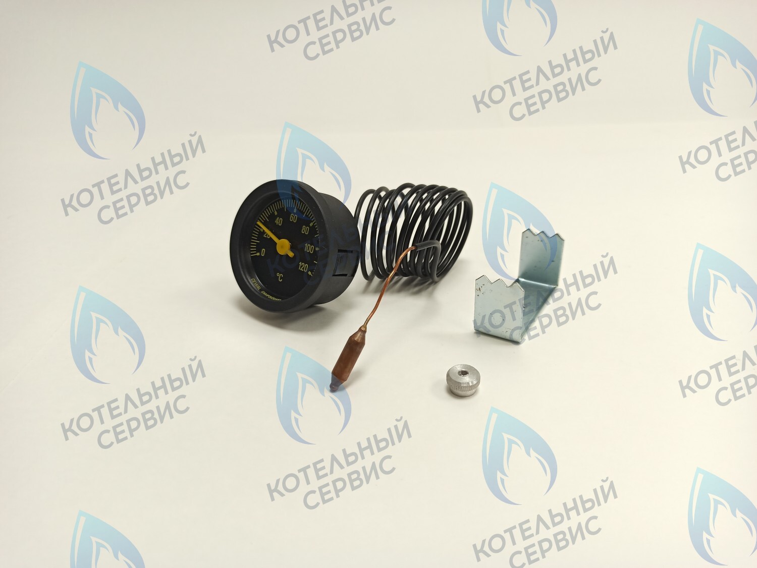 39822510 Термостат (термометр) d52mm KIT TERM. 0-120C (36400360) FERROLI  GFN/SF в Уфе