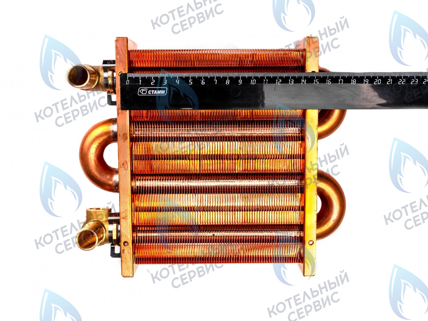 3318111120 Теплообменник первичный (основной) 142мм 67 FIN (100 HSG/ICH/MSC) DAEWOO в Уфе