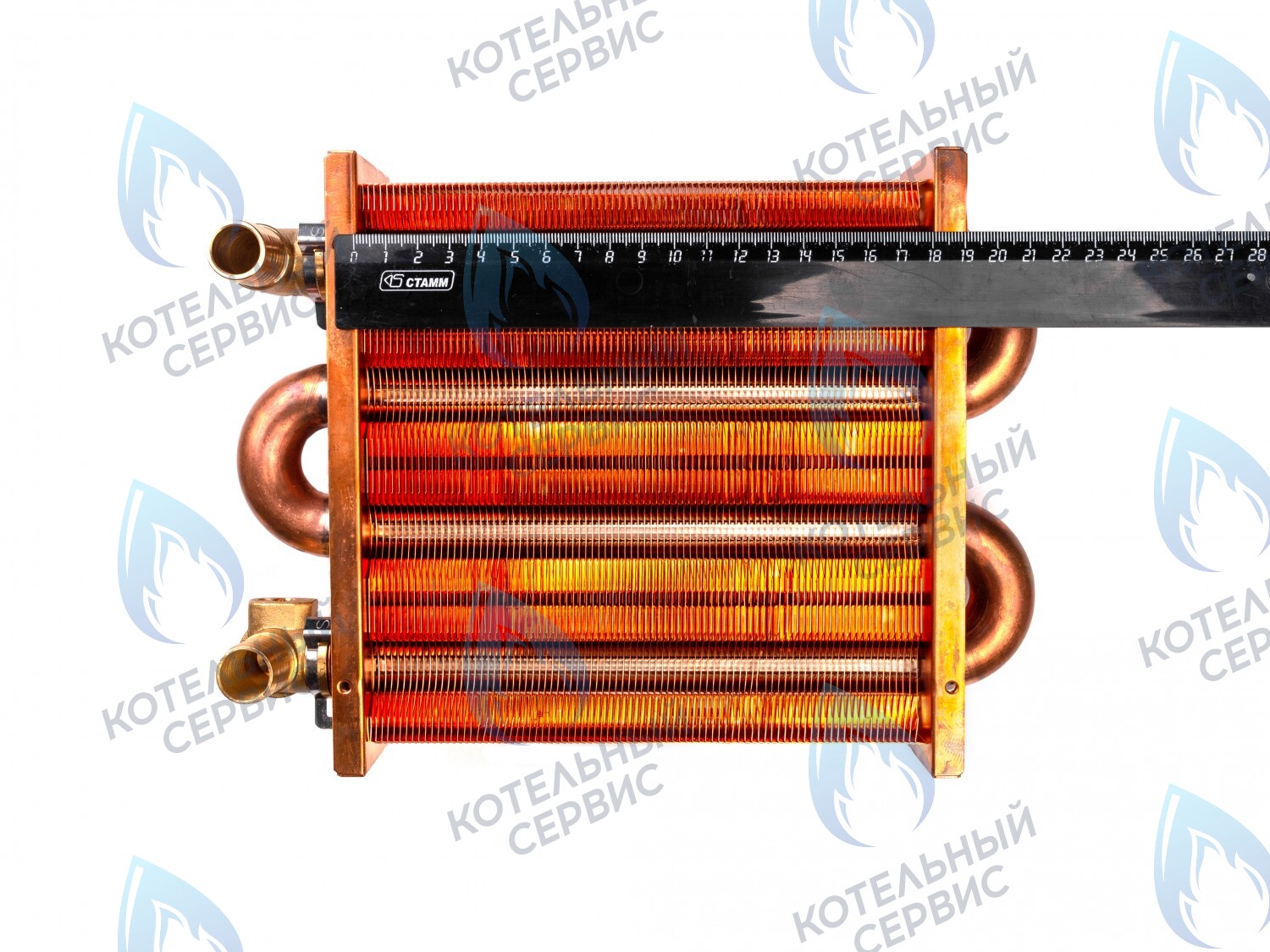 3318108640 Теплообменник первичный (основной) 180мм 85 FIN (130-200 HSG/ICH/MSC) DAEWOO в Уфе