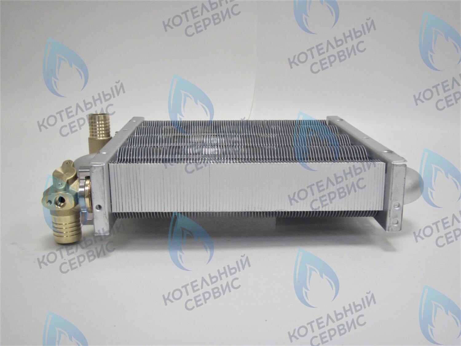 EM021-180-Фитинг-Комп Теплообменник первичный основной (с фитингами) 180 мм 85 FIN (130-200 HSG/ICH/MSC) DAEWOO в Уфе