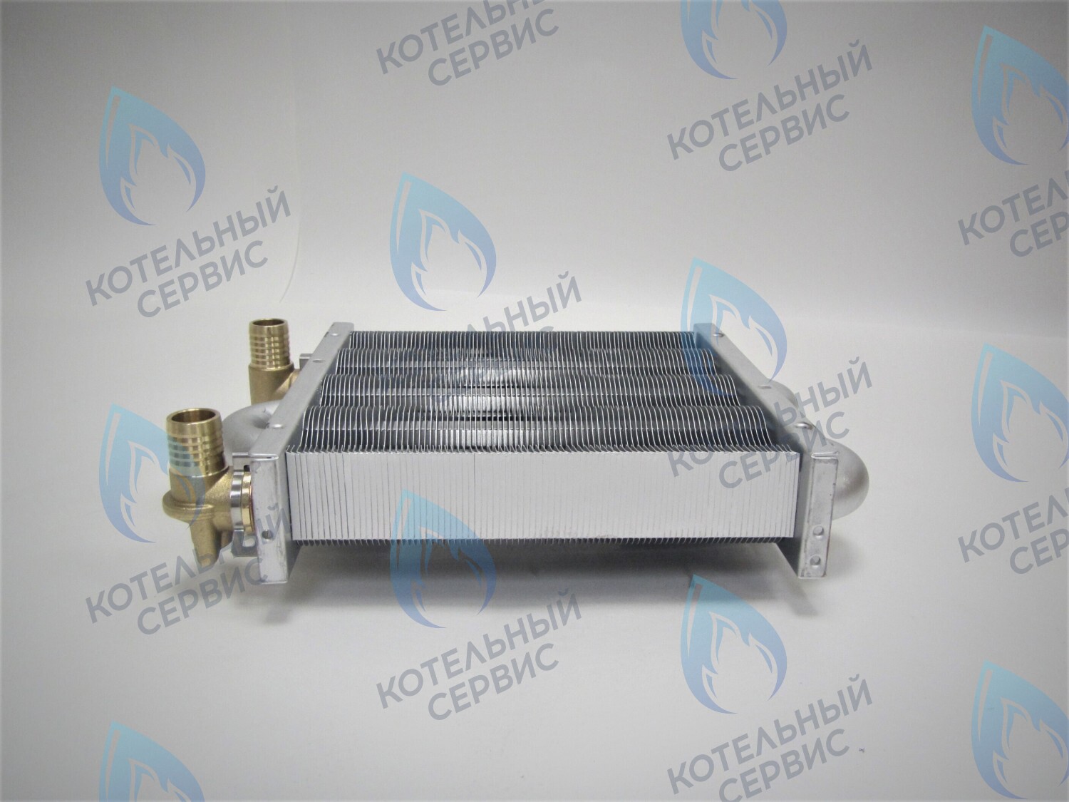 EM021-180-Фитинг-Комп Теплообменник первичный основной (с фитингами) 180 мм 85 FIN (130-200 HSG/ICH/MSC) DAEWOO в Уфе