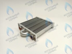 Теплообменник первичный основной (без фитингов) 180мм 85 FIN (130-200 HSG/ICH/MSC) (3318108610, 3318108640) DAEWOO