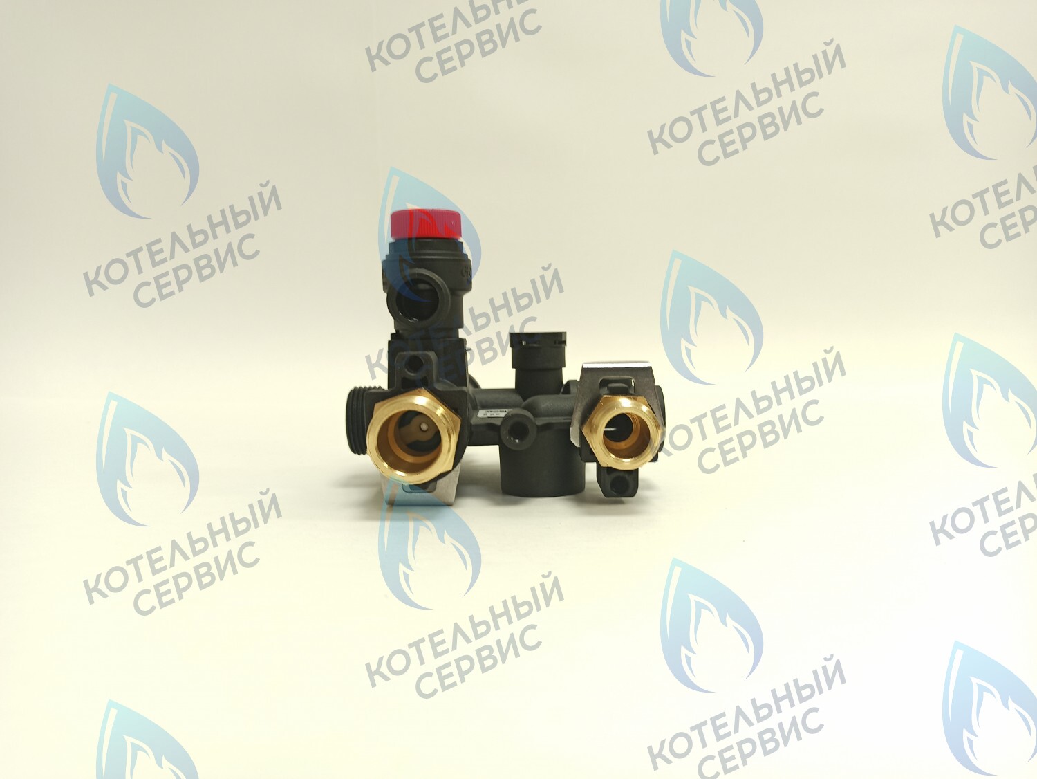 NUM00007 Гидроблок (левый) с картриджем трехходового крана (пластиковый) LIGHT 12кВт-24кВт, VARME 12кВт-18кВт (HH005B) FEDERICA BUGATTI в Уфе