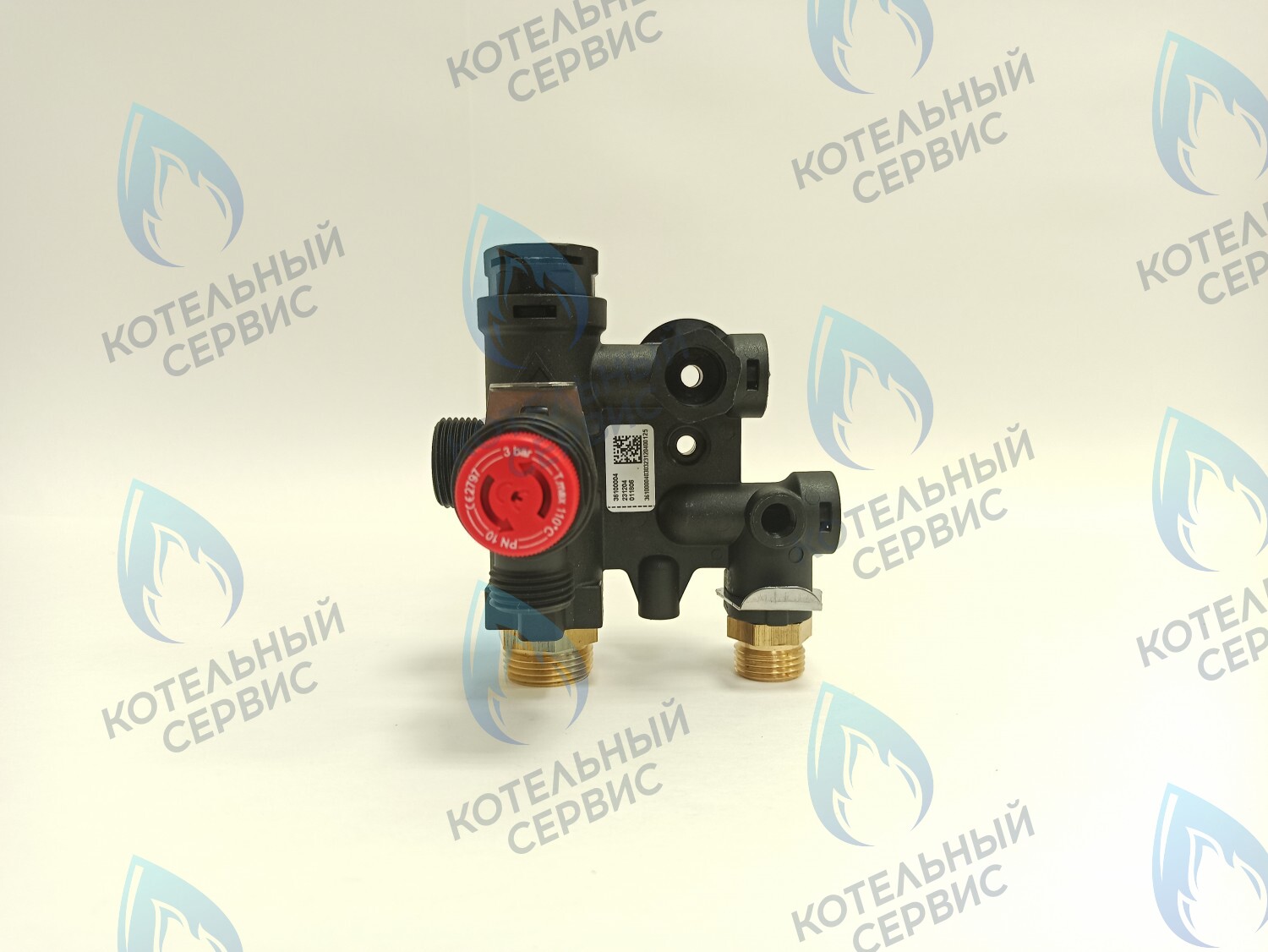 NUM00007 Гидроблок (левый) с картриджем трехходового крана (пластиковый) LIGHT 12кВт-24кВт, VARME 12кВт-18кВт (HH005B) FEDERICA BUGATTI в Уфе