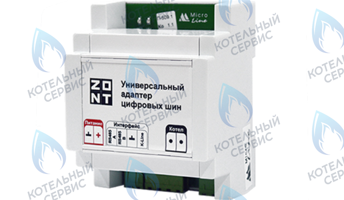 ML00005505 Адаптер универсальный цифровых шин ZONT V.01 (OpenTherm, E-BUS, BridgeNet (Ariston), BSB (Baxi), Navien, DIN) в Уфе