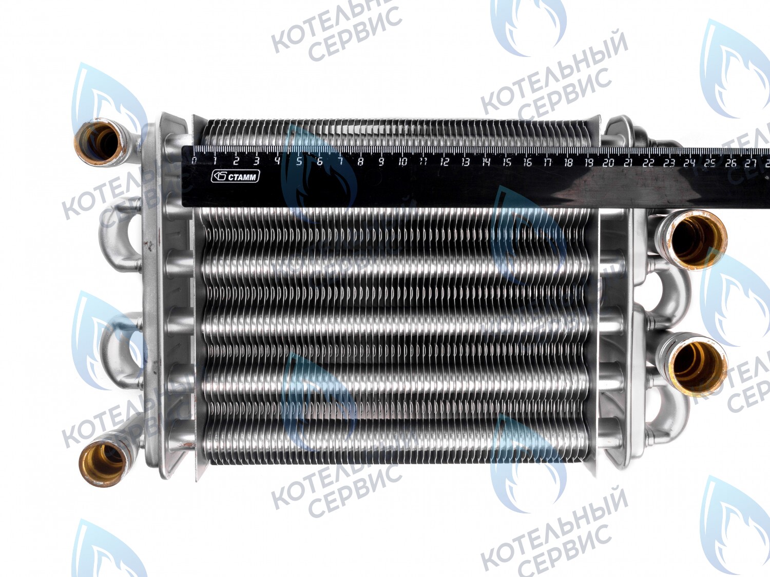 02-4011 Теплообменник битермический 198мм GAZECO 18-T1/C1 (с 05.2016) в Уфе