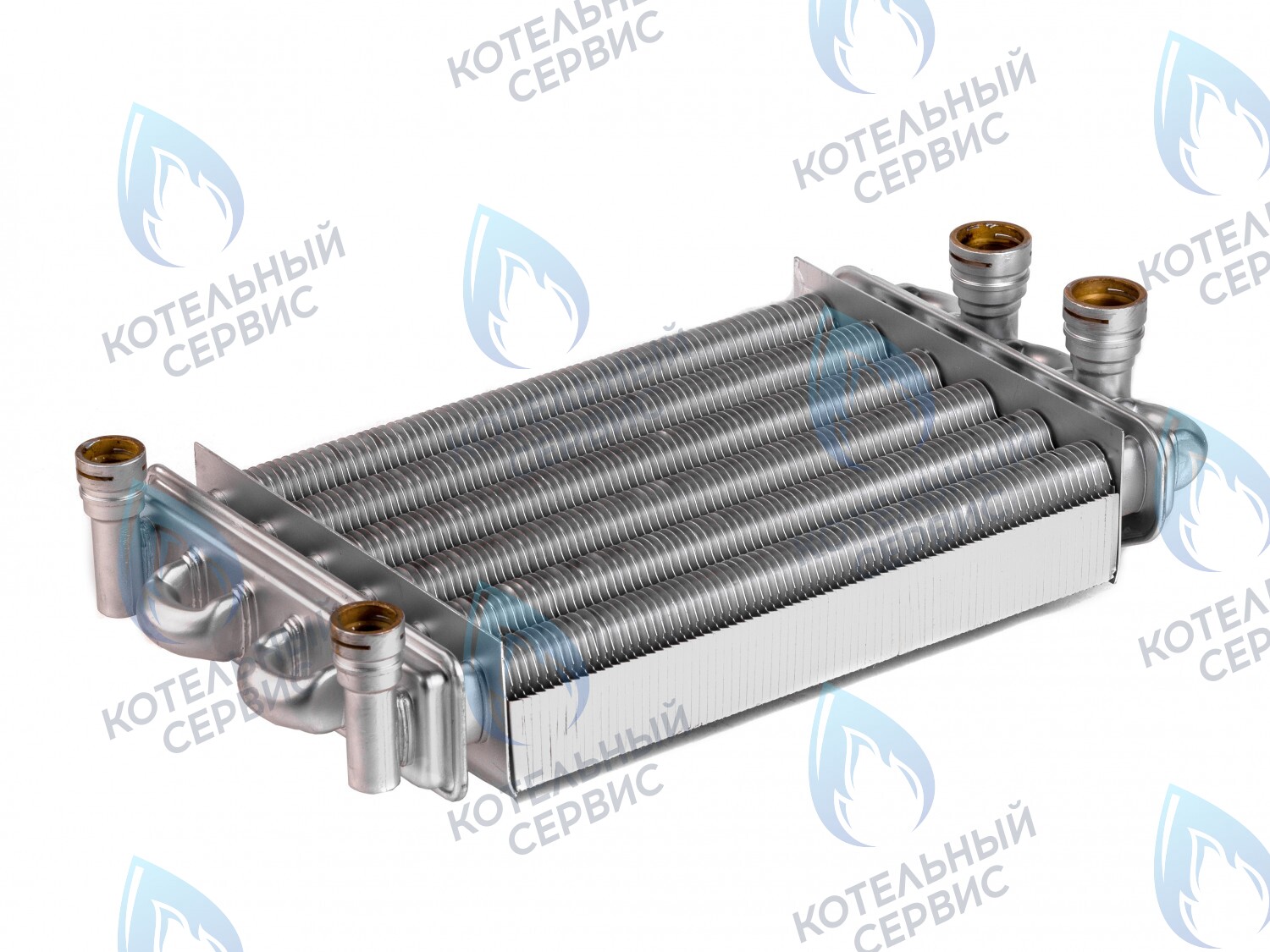 02-4013 Теплообменник битермический 252мм 24-T1/C1 GAZECO (с 05.2016 г.) в Уфе