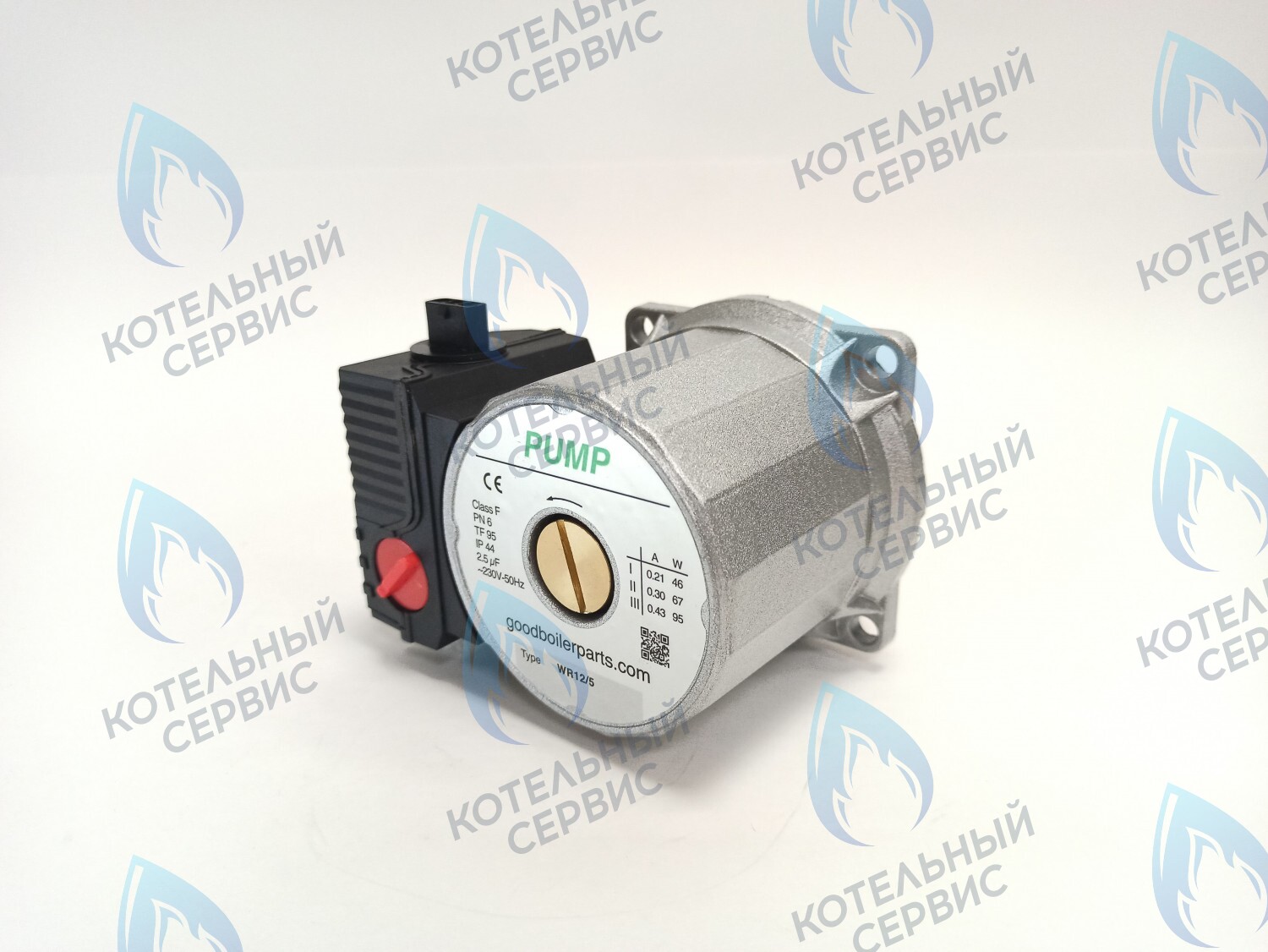 PH-W21CCW50-GW95R Двигатель насоса PUMP WR12/5 (против часовой стрелки) 12/5, 15/5 BOSCH WBN2000/WBN6000, BUDERUS U072  (87186481810) (аналог WILO TSL 12/5-3c) в Уфе