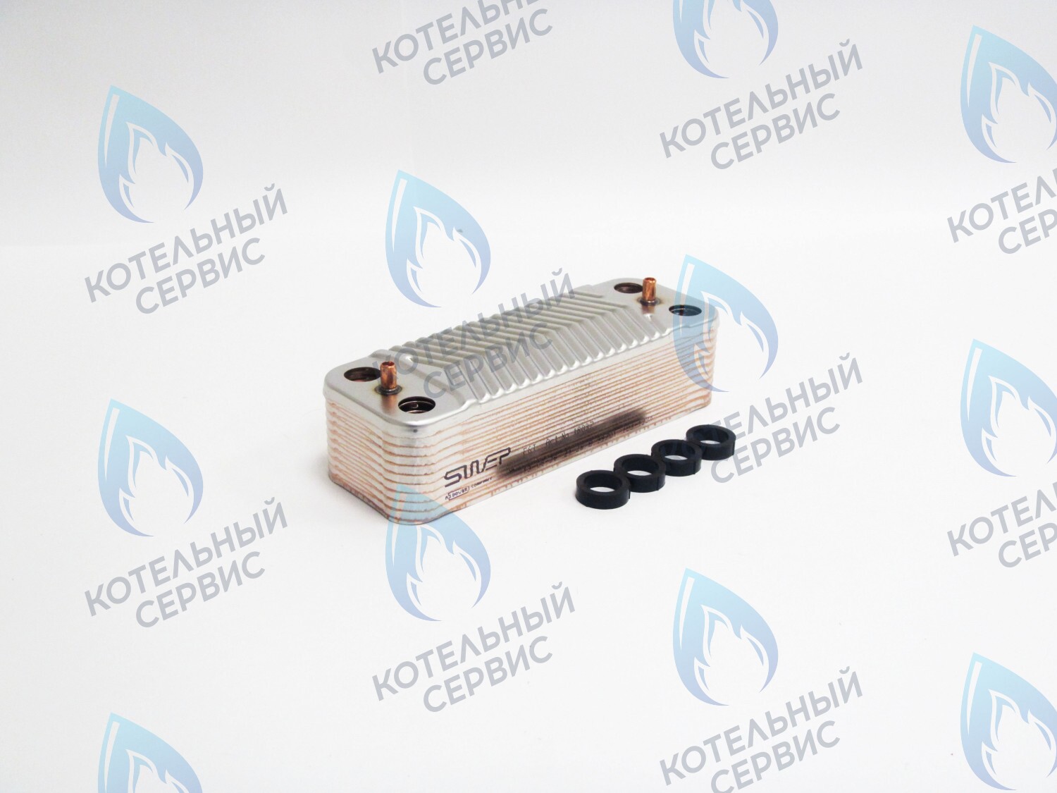 39822180 Теплообменник вторичный KIT SCAMBIATORE 20P-->39822750 FERROLI в Уфе