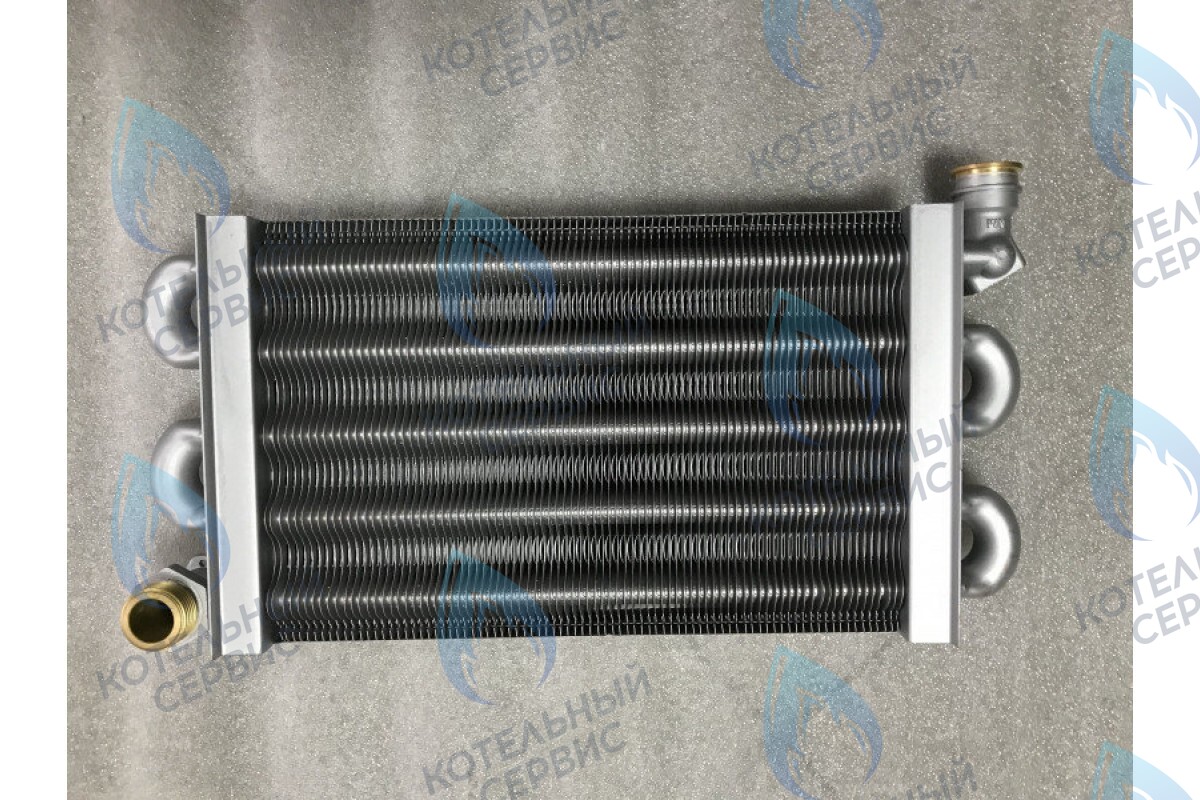 7817554 Теплообменник 80 FIN Viessmann Vitopend WH0A, WHO, WHEA (атмосферные версии) в Уфе