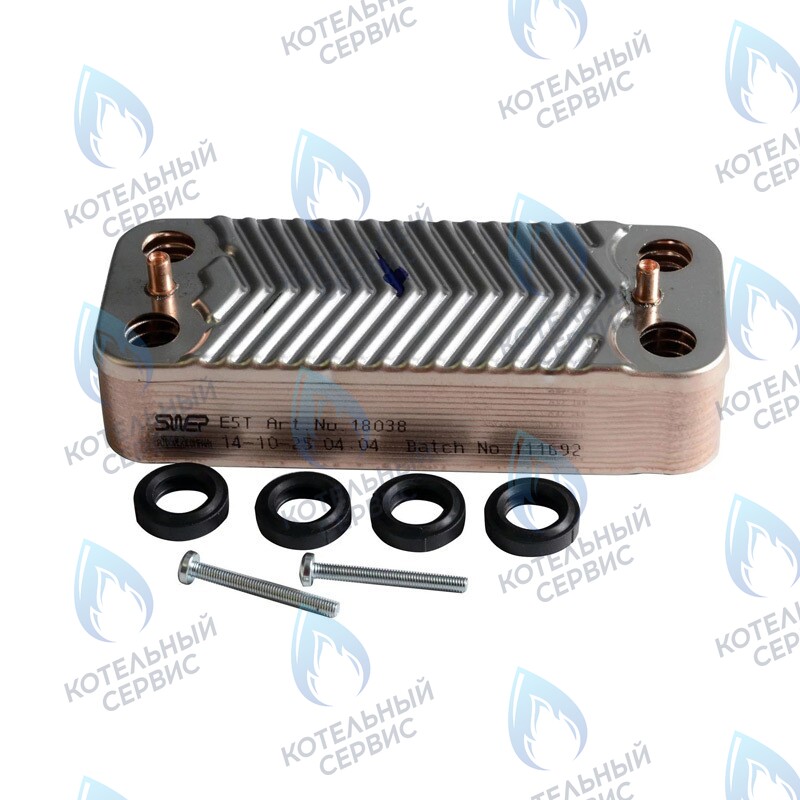 7825534 Теплообменник вторичный (14 пластин) Vitopend WH1B 30кВт в Уфе