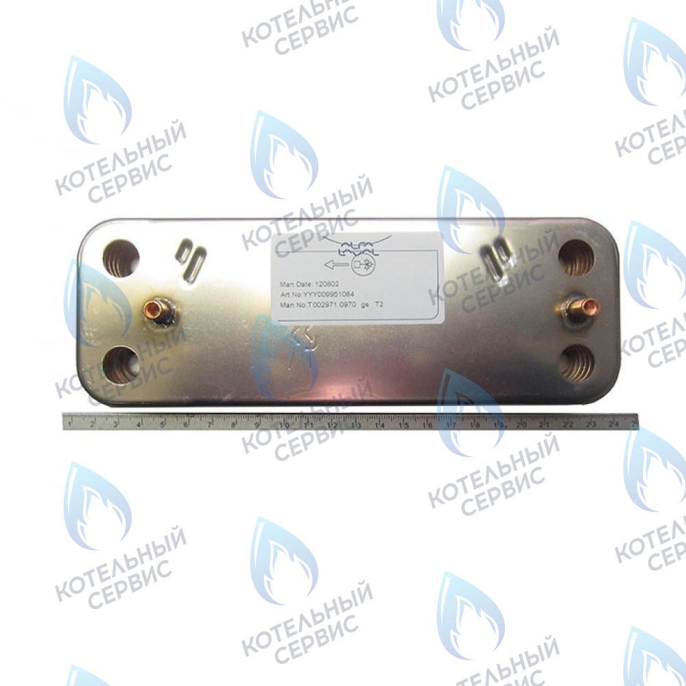 5686660 Теплообменник вторичный (10 пластин) 24кВт Eco. Compact 3. Four. Home, 4s, 5 Compact, Fortech BAXI в Уфе