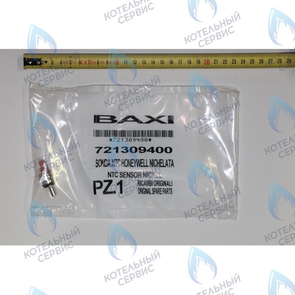721309400 Датчик температуры ГВС NTC (погружной, клипса) BAXI ECO (Compact, 4s, 5 Compact) FOURTECH (артикул 721309400, 710056200) в Уфе
