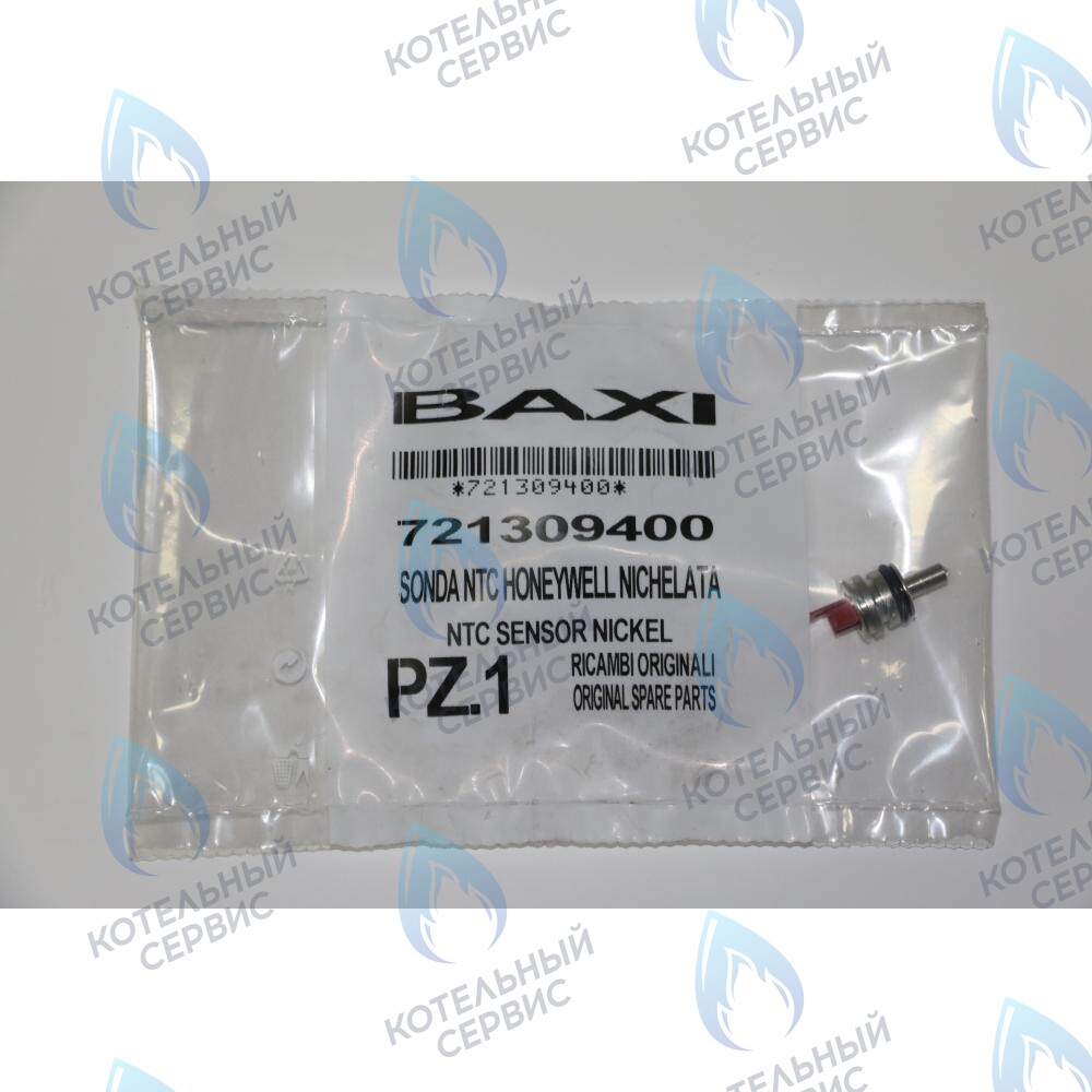721309400 Датчик температуры ГВС NTC (погружной, клипса) BAXI ECO (Compact, 4s, 5 Compact) FOURTECH (артикул 721309400, 710056200) в Уфе