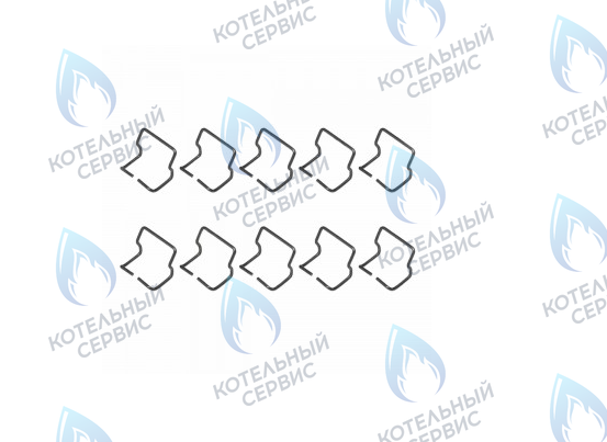 0020029605 Скоба, камера разряжения (комплект 10шт) VAILLANT в Уфе